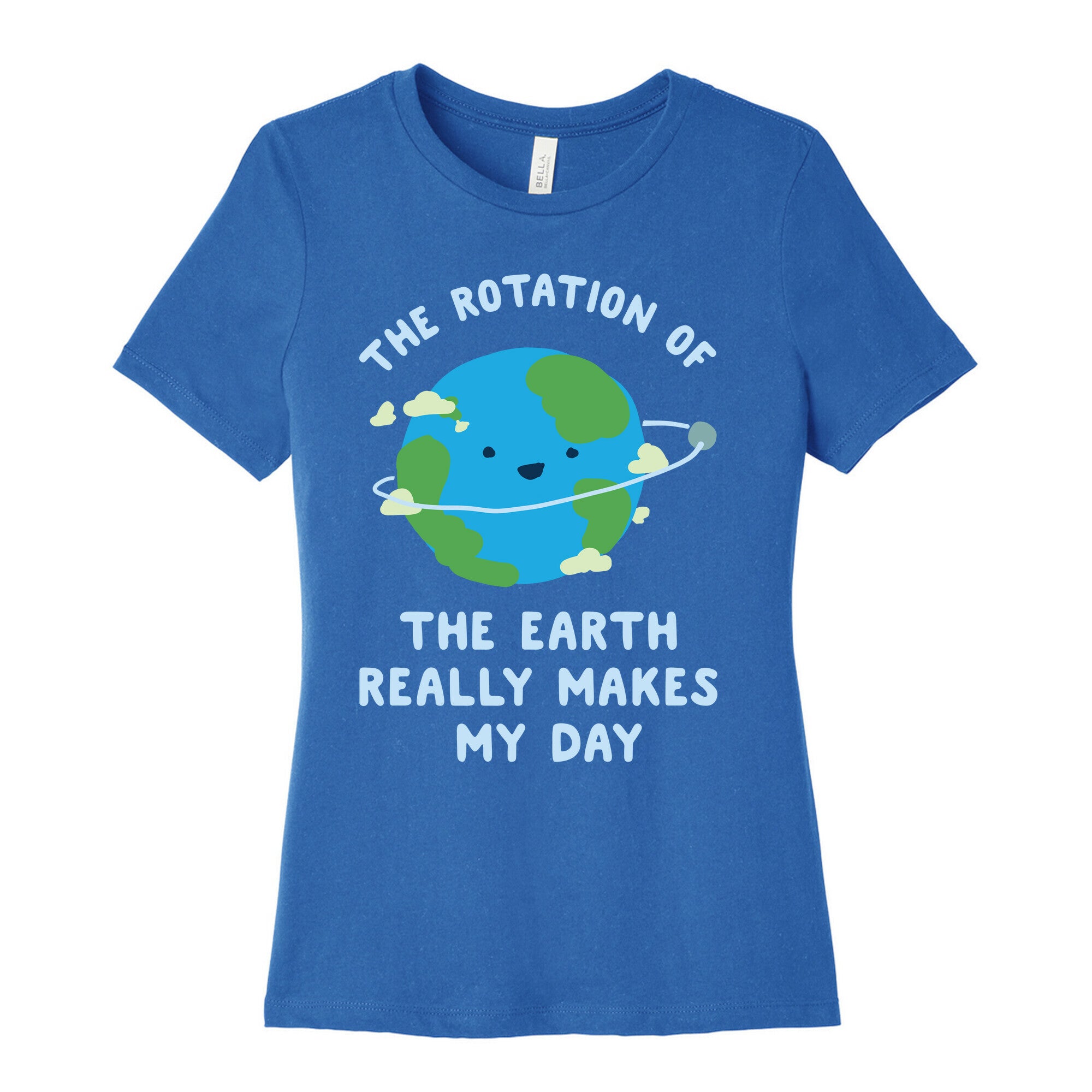 The Rotation of the Earth Really Makes My Day Women's Cotton Tee
